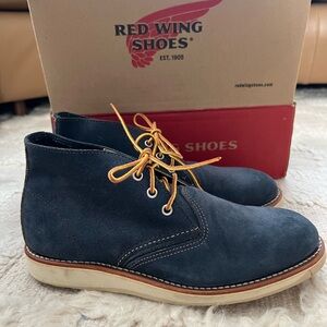 Red Wing Men’s 3146 Chukka Boots Navy Size USA 9